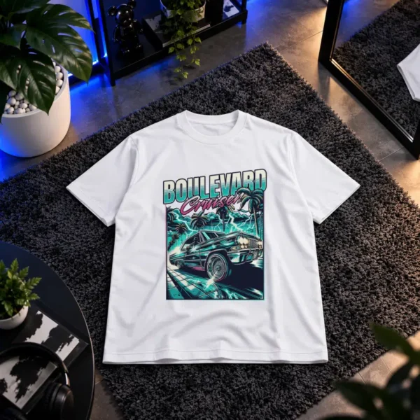 تیشرت ماشین طرح Boulevard Cruise کد 13689