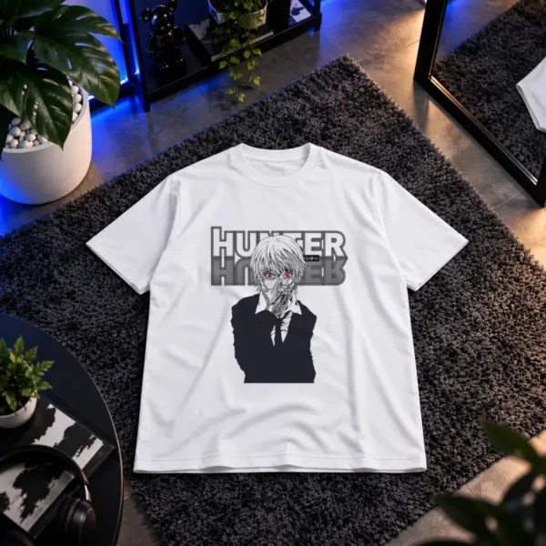 تیشرت کن کانکی با ماسک طرح نوشته Hunter x Hunter کد 1369
