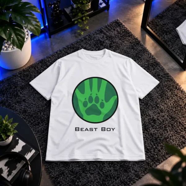 تیشرت دی‌سی طرح لوگوی بیست بوی (Beast Boy) کد 1397