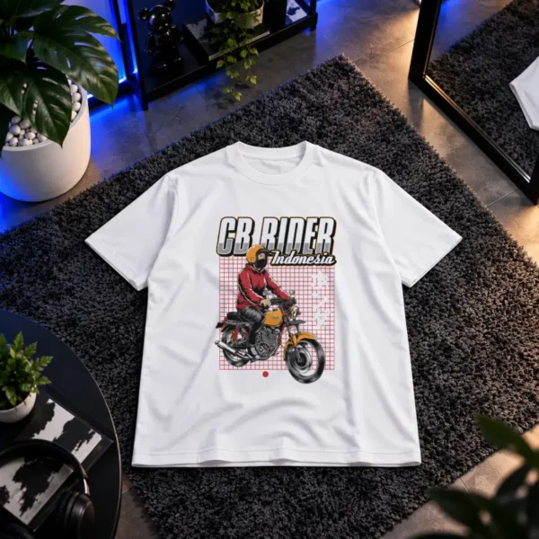 تیشرت موتورسواری طرح CB Rider Indonesia کد 14243