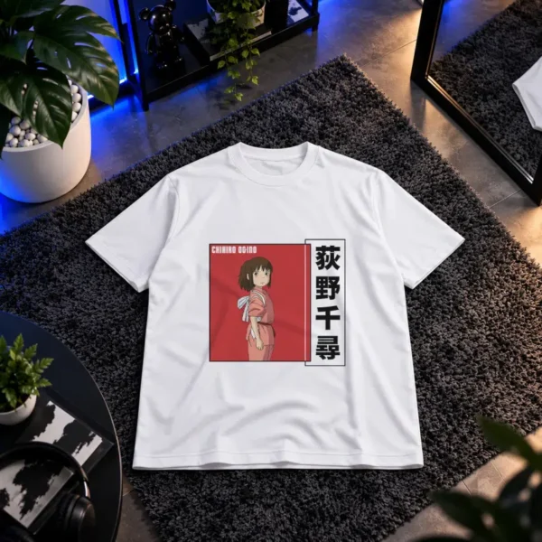 تیشرت انیمه طرح چیهیرو ژاپنی (Spirited Away) کد 14329