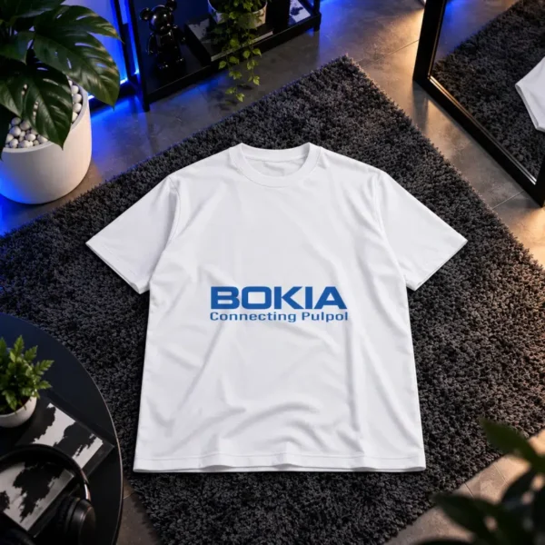 تیشرت طرح لوگوی طنز Bokia کد 14574