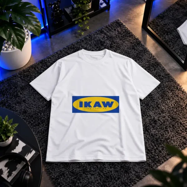 تیشرت طرح لوگوی طنز Ikaw کد 14627