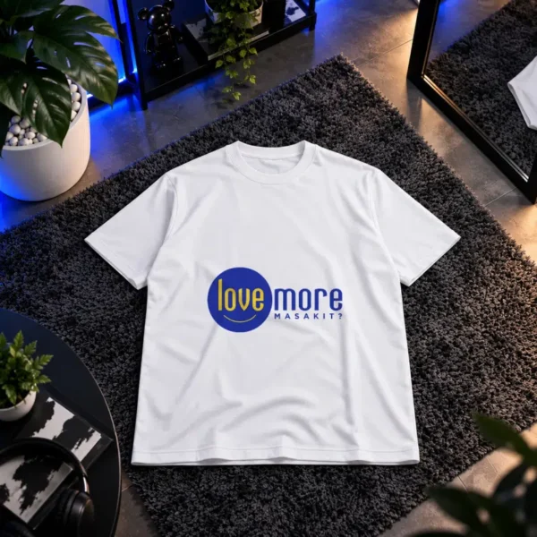 تیشرت طرح لوگو Love More کد 14679