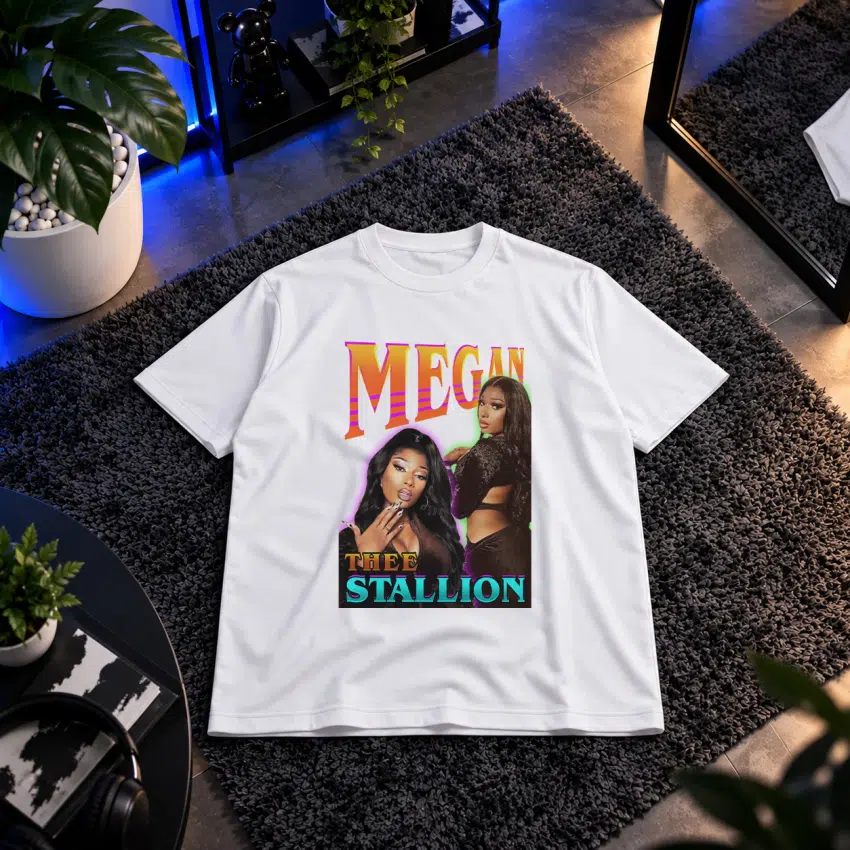 تیشرت طرح پوستر Megan Thee Stallion کد 14734