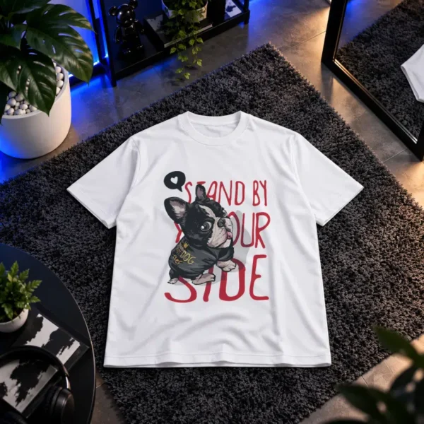 تیشرت سگ طرح Stand By Your Side کد 14951