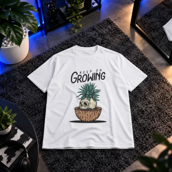 تیشرت گیاه طرح Keep On Growing کد 15035