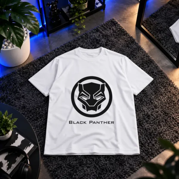 تیشرت بلک پنتر طرح لوگوی واکاندا (Black Panther) کد 1531