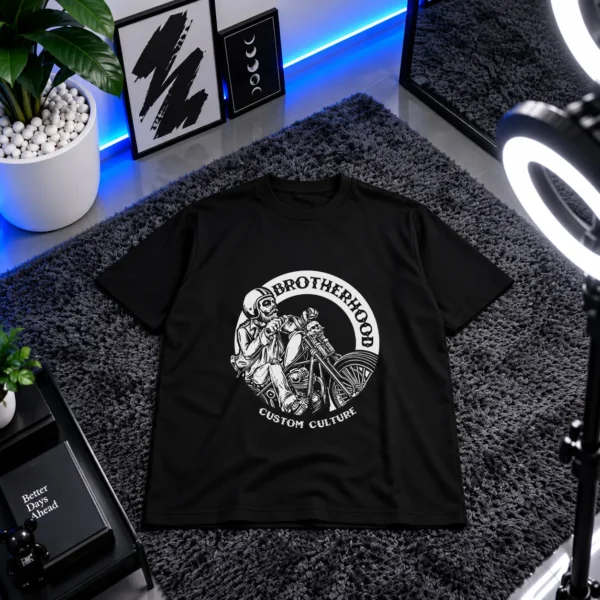 تیشرت موتورسیکلت طرح Brotherhood Custom Culture کد 15341