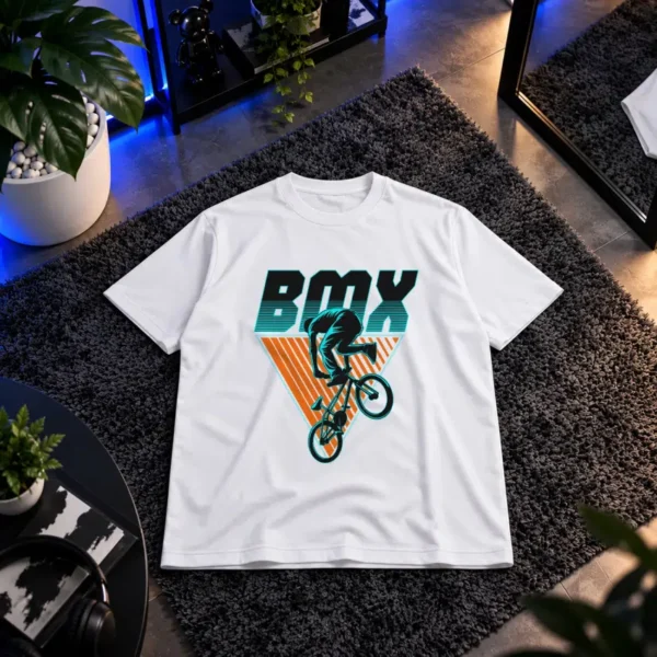 تیشرت دوچرخه BMX طرح پرش کد 15543