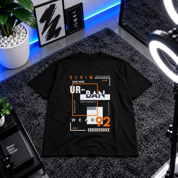 تیشرت استریت‌ویر طرح Urban Denim 92 کد 15636