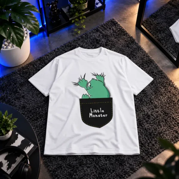 تیشرت هیولا طرح جیب Little Monster کد 15676