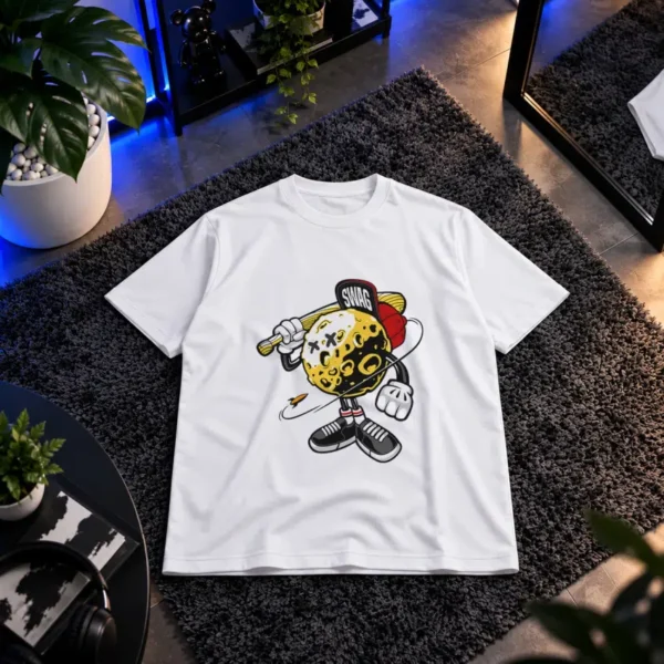 تیشرت طرح کوکی کاراکتر بیسبال Swag کد 15841