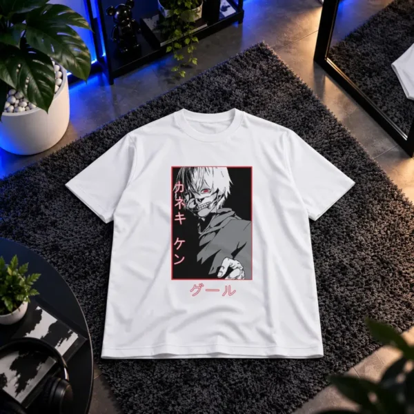 تیشرت انیمه توکیو غول طرح کن کانکی (Ken Kaneki) کد 1620