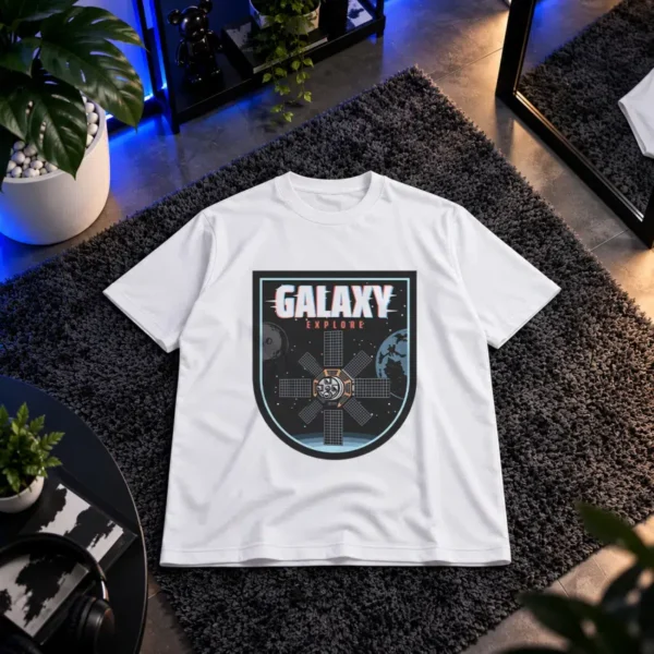 تیشرت طرح ماهواره Galaxy Explore کد 16461