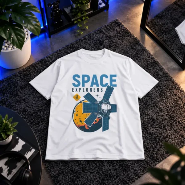 تیشرت طرح ماهواره Space Explorers کد 16585