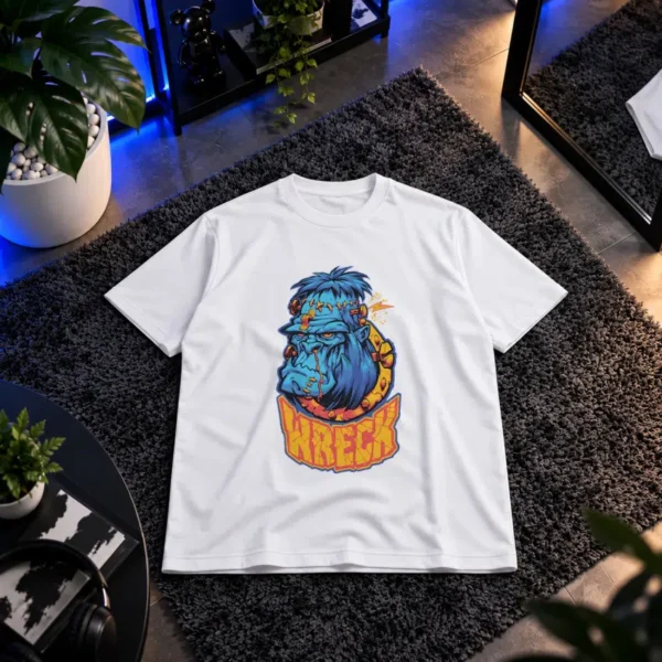 تیشرت هیولای آبی طرح Freak کارتونی کد 17779