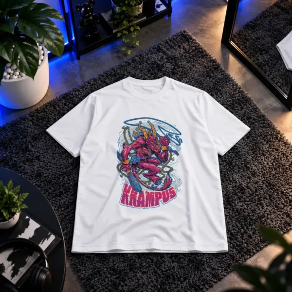 تیشرت هیولای دریایی طرح کراکن دارک (Krampus) کد 17795