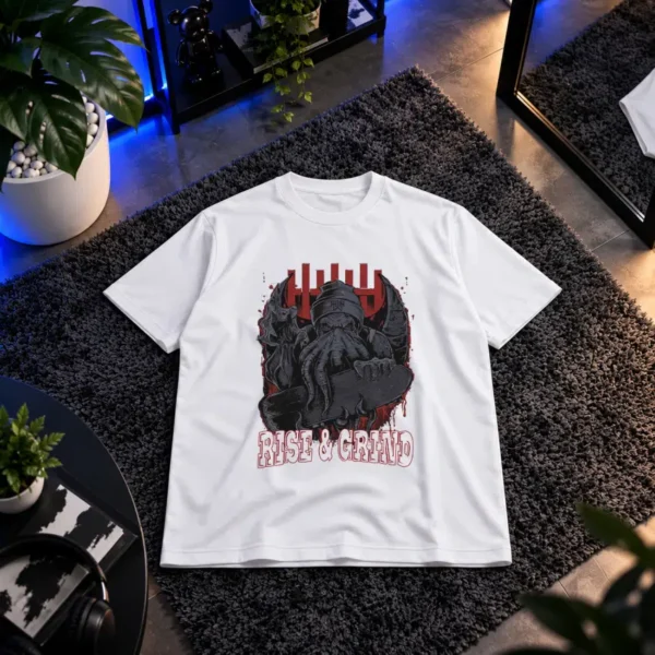 تیشرت گوریل دارک طرح Rise & Grind کد 17893