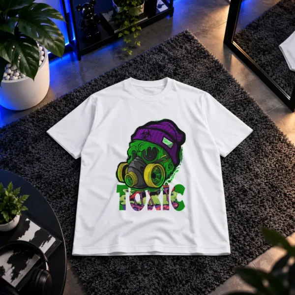 تیشرت ماسک ضدگاز طرح Toxic کد 17897