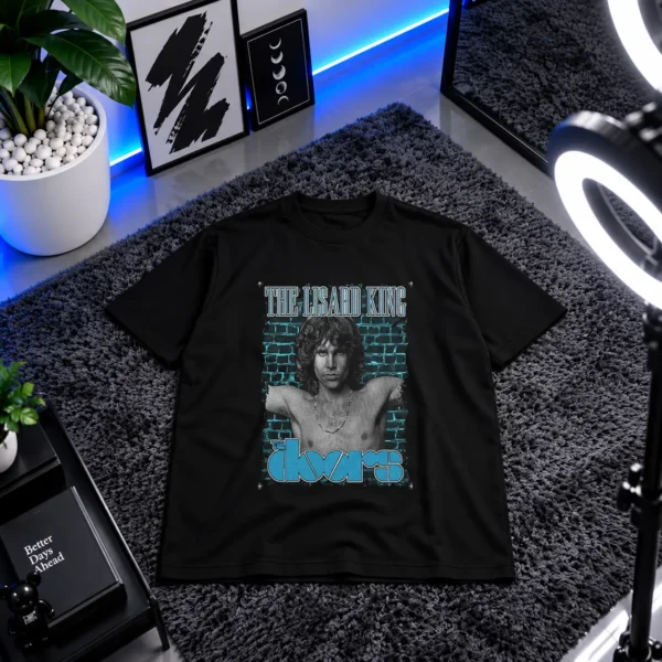 تیشرت د دورز طرح لیزارد کینگ (The Doors) کد 18038