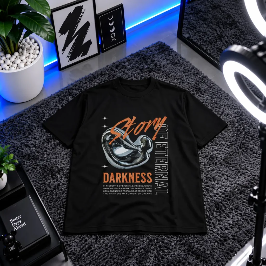 تیشرت دارک طرح Eternal Darkness کد 18482