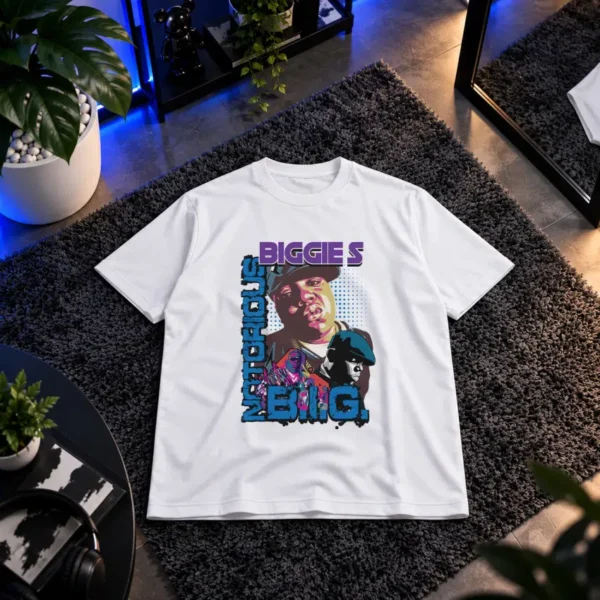 تیشرت طرح پرتره ناتوریوس بیگ (Notorious B.I.G.) کد 18675