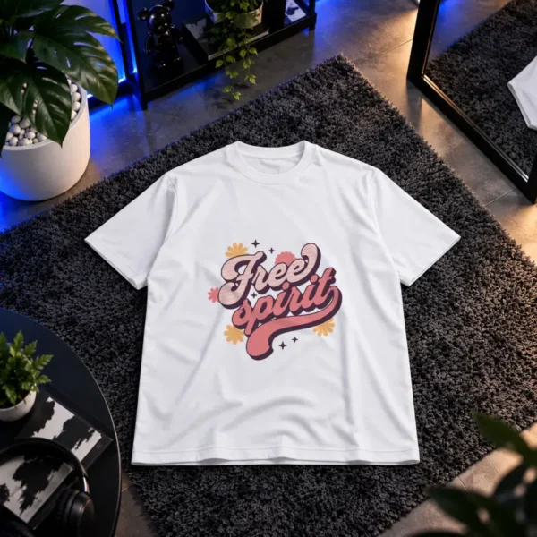 تیشرت نوشته Free Spirit کد 18817