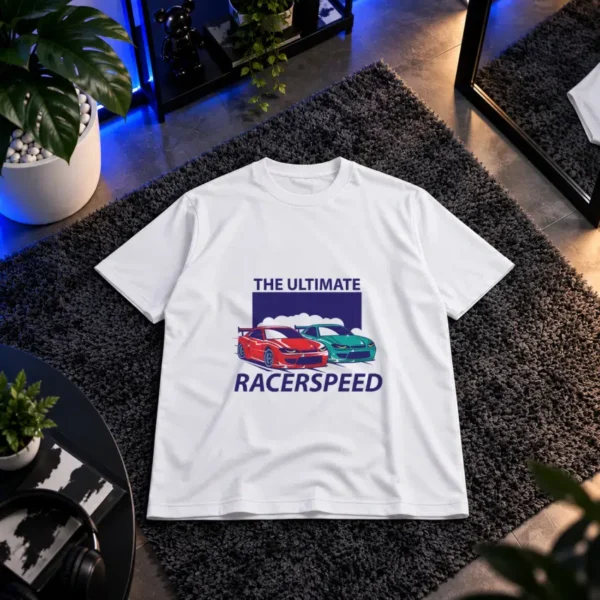 تیشرت ماشین مسابقه‌ای طرح Racerspeed کد 18926