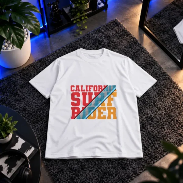 تیشرت طرح California Surf Rider کد 19046