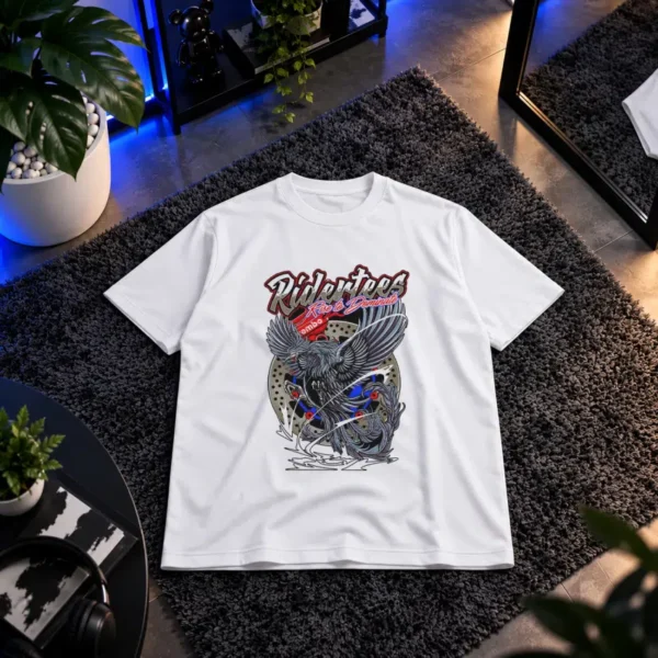 تیشرت عقاب موتورسوار طرح Ridertees