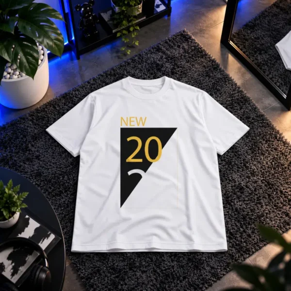 تیشرت طرح تایپوگرافی New 20 کد 19241
