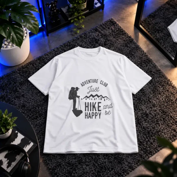 تیشرت طرح کوهنورد Adventure Club Hike And Be Happy کد 20505