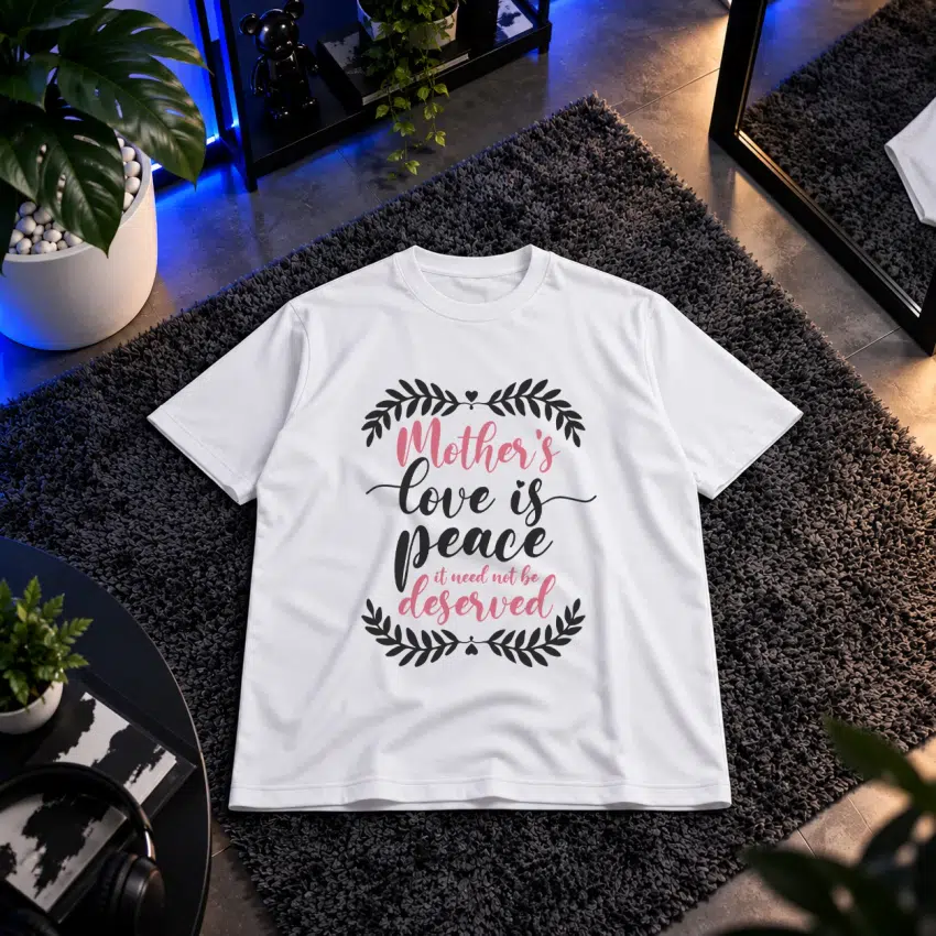 تیشرت مادر طرح Mother's Love Is Peace کد 20578