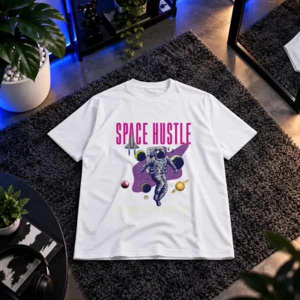 تیشرت فضانورد طرح Space Hustle