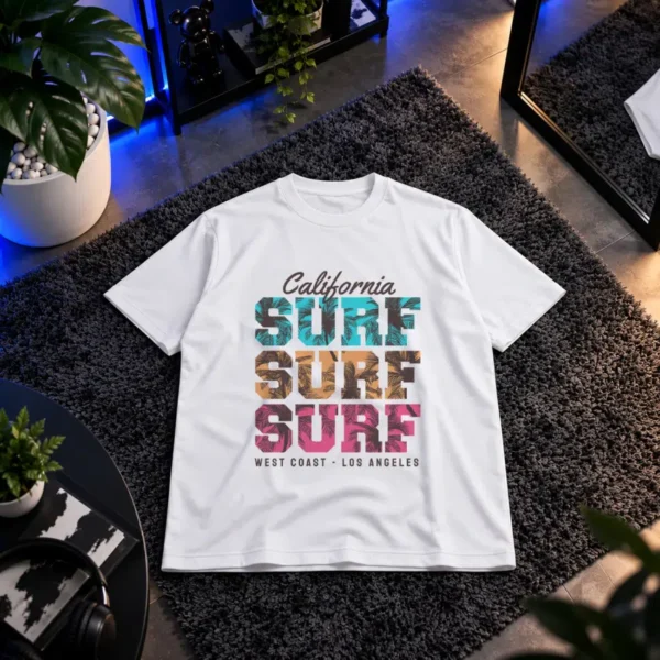 تیشرت نوشته California Surf