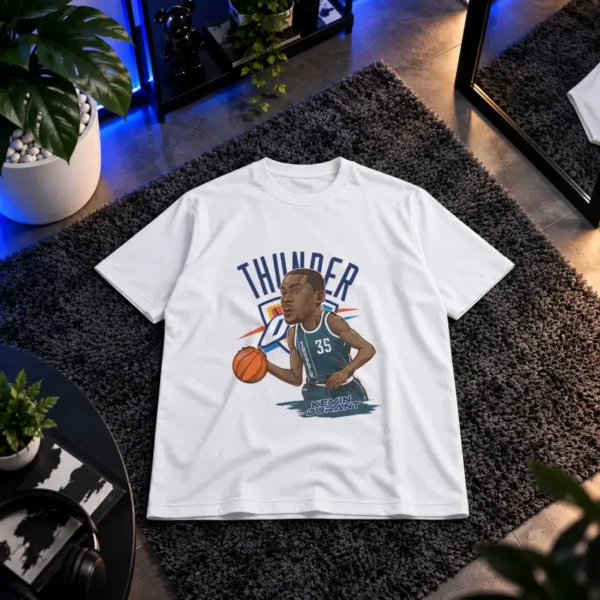 تیشرت کوین دورنت طرح اوکلاهما تاندر (Kevin Durant) کد 22583