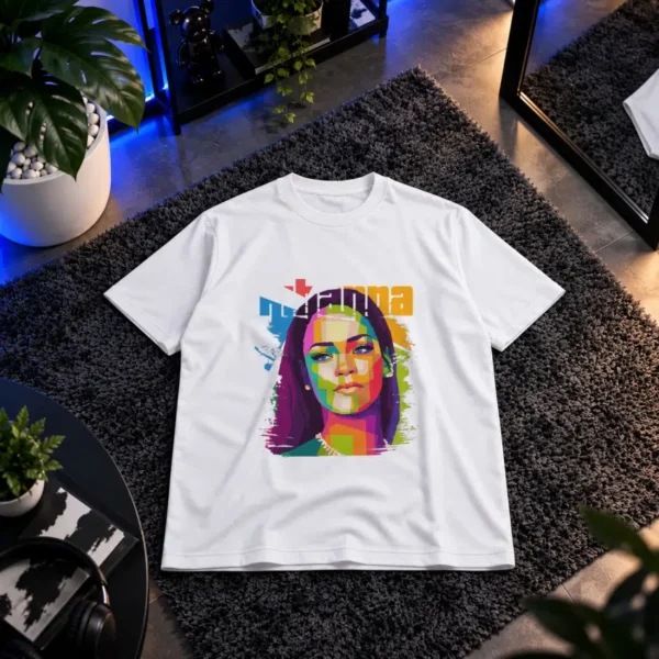 تیشرت کوای لنرد طرح پرتره رنگارنگ (Kawhi Leonard) کد 22728