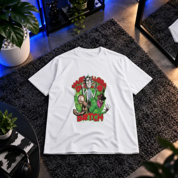 تیشرت ریک و مورتی طرح Wubba Lubba Dub Dub