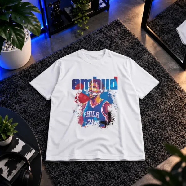 تیشرت جوئل امبید طرح پرتره بسکتبال (Joel Embiid) کد 22738