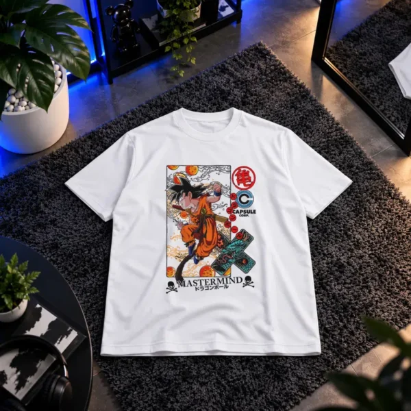 تیشرت انیمه دراگون بال طرح گوکو مبارز (Goku)