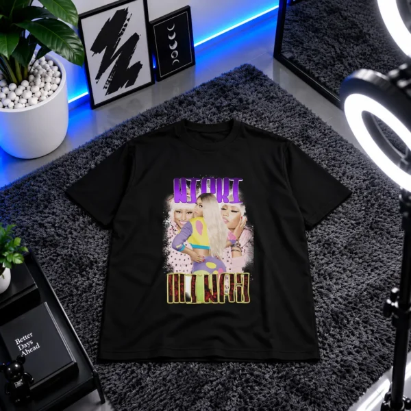 تیشرت نیکی میناژ طرح گرافیتی (Nicki Minaj) کد 24764