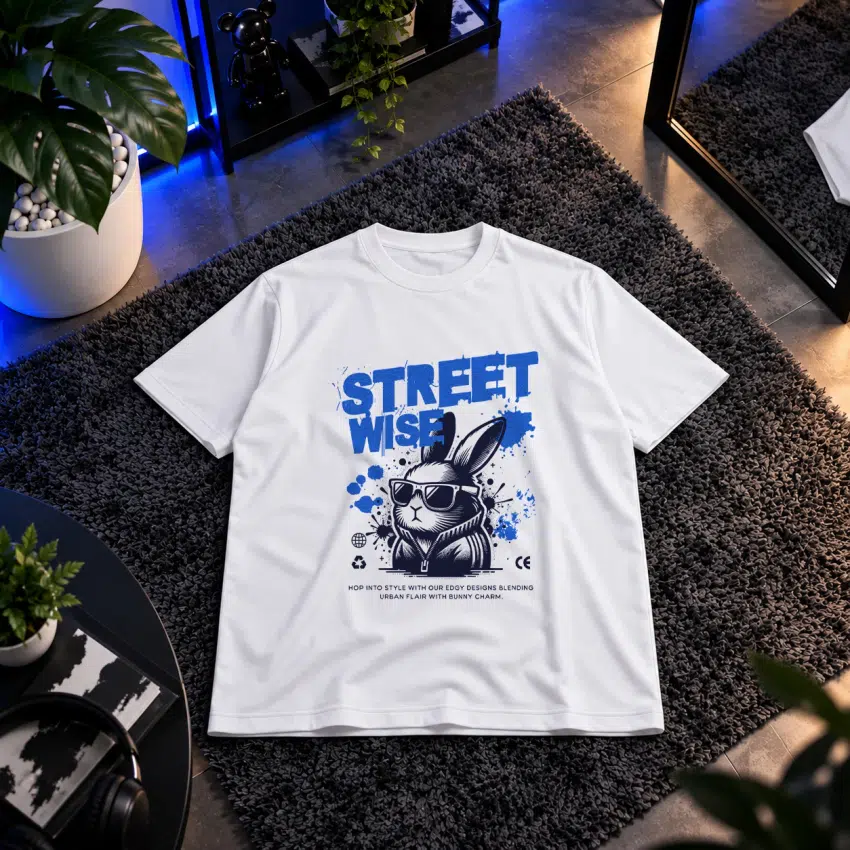 تیشرت خرگوش طرح استریت وایز (Street Wise)