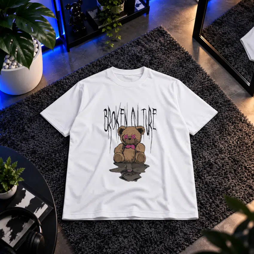 تیشرت طرح خرس Broken Youth کد 28635