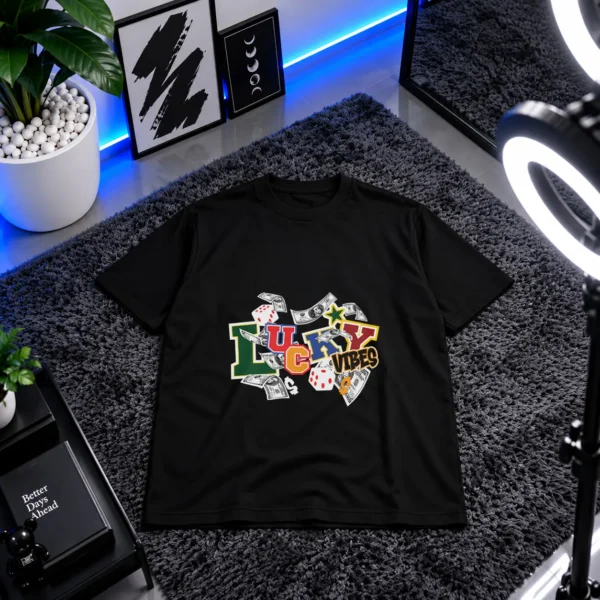 تیشرت پول طرح Lucky Vibes کد 28692