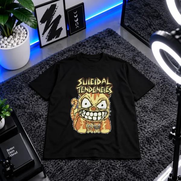 تیشرت گربه طرح Suicidal Tendencies کد 30341