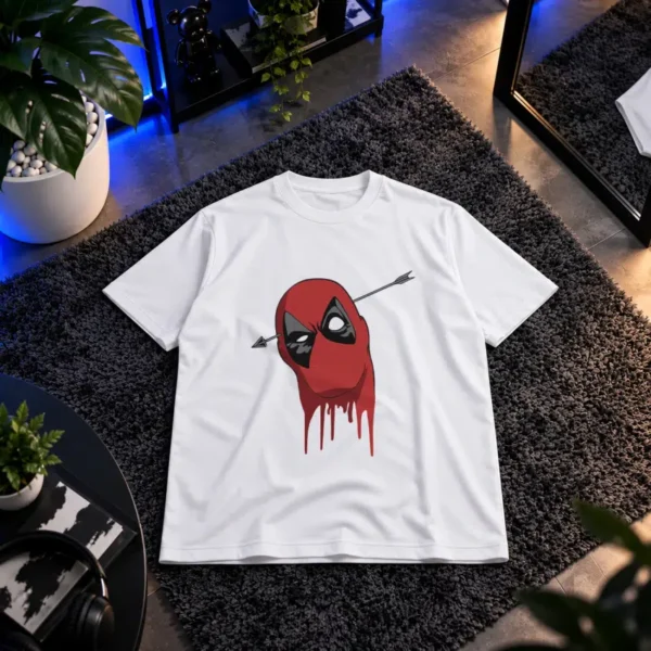 تیشرت ددپول طرح سر با تیر (Deadpool)