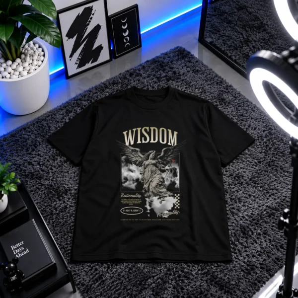 تیشرت فرشته گوتیک Wisdom کد 3105