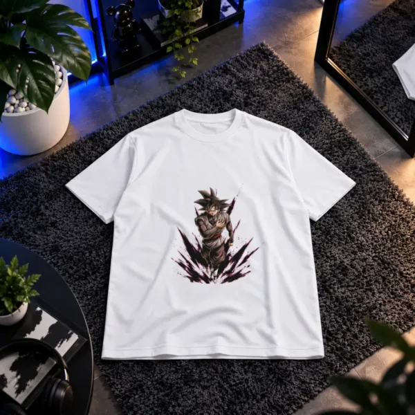 تیشرت انیمه دراگون بال طرح گوکو بلک (Goku Black) کد 316