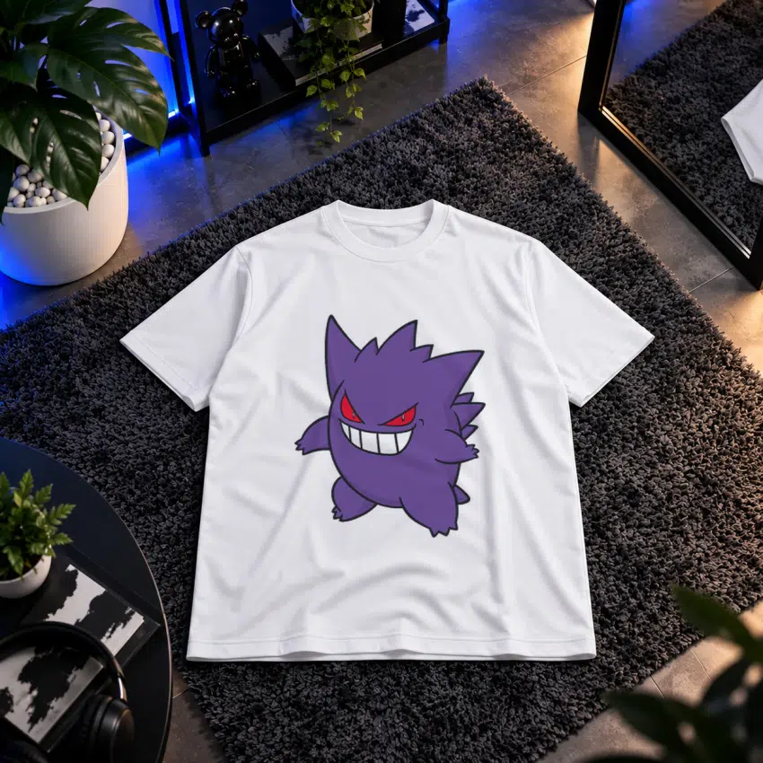 تیشرت پوکمون طرح گنگار (Gengar) کد 3161